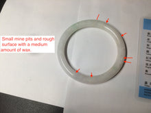 Load image into Gallery viewer, 55mm certified Type A 100% Natural sunny green/white/brown Jadeite Jade bangle BF25-1470