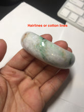 Load image into Gallery viewer, 54mm Certified type A 100% Natural sunny green/purple/yellow(Fu LU SHOU) Jadeite bangle BN61-1736