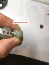 Load image into Gallery viewer, 100% Natural 13.8x13mm green/yellow/brown vintage style nephrite Jade bead man bracelet HF9