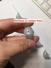 Load image into Gallery viewer, Type A 100% Natural light green/white/purple Jadeite Jade Ingots desk decor/pendant/worry stone BF157