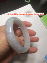 Load image into Gallery viewer, 56.3mm certified 100% natural Type A light green purple jadeite jade bangle Bk75-3785