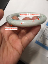 Load image into Gallery viewer, 57.5mm certified type A 100% Natural sunny green/purple round cut Jadeite jade bangle PH186-1264