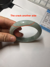 Load image into Gallery viewer, 56mm Certified Type A 100% Natural green Jadeite Jade bangle AU47-0229