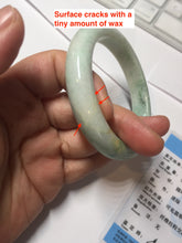 Load image into Gallery viewer, 56mm Certified Type A 100% Natural sunny green yellow Jadeite Jade bangle BS18-4023