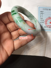 Load image into Gallery viewer, 52.6mm certified 100% Natural type A sunny green yellow purple (Fu Lu Shou)Jadeite Jade bangle PH245-0504