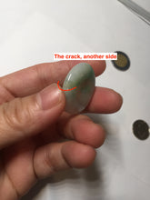 Load image into Gallery viewer, 27.8/6.1mm Type A 100% Natural sunny green light purple red Jadeite Jade Safety Guardian Button donuts Pendant group BP108