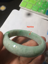 Load image into Gallery viewer, 51.5mm certificated Type A 100% Natural sunny green Jadeite Jade bangle AY33-0435