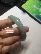 Load image into Gallery viewer, 56.8mm 100% natural Type A icy watery green jadeite jade bangle AX51-7558