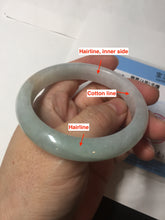 Load image into Gallery viewer, 54.5mm certified 100% natural icy watery green red jadeite jade bangle BH85-9113
