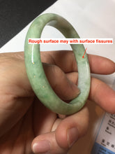 Load image into Gallery viewer, 47.5mm Certified type A 100% Natural sunny green Jadeite Jade bangle BM93-4468