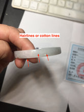 Load image into Gallery viewer, 47.6mm certified 100% natural type A light green red white thin square style jadeite bangle PH225-0961
