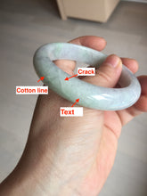 Load image into Gallery viewer, 57.2mm Certified Type A 100% Natural sunny green purple Jadeite Jade bangle BP43-0620