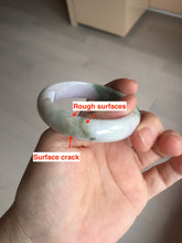Load image into Gallery viewer, 52mm certified natural 100% natural Type A dark green sunny green brown purple oval jadeite jade bangle PB235-1093