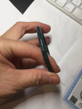 Load image into Gallery viewer, 59mm Certified Type A 100% Natural dark green/blue/gray Guatemala slim round cut Jadeite bangle PA150-8854