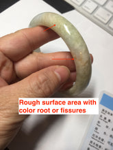 Load image into Gallery viewer, 58mm Certificate 100% natural type A light green yellow brown jadeite jade bangle D159-5351