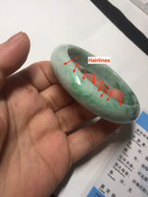 Load image into Gallery viewer, Shopify only. 56.5mm certified 100% natural type A dark green sunny green jadeite jade bangle BH82-8224