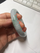 Load image into Gallery viewer, 57.5mm certified type A 100% Natural light green/purple Jadeite jade bangle PA232-5118