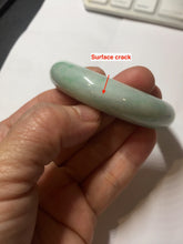 Load image into Gallery viewer, 52.3mm Certified Type A 100% Natural sunny green yellow white Jadeite bangle PC164-8128