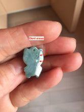 Load image into Gallery viewer, Type A 100% Natural dark green blue gray Guatemala jadeite jade cat kitty pendant PC143 Add one item