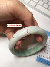 Load image into Gallery viewer, 57.4mm certified 100% natural type A sunny green/purple/yellow jadeite jade bangle BN102-7712