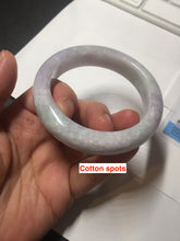 Load image into Gallery viewer, 55.4mm Certified type A 100% Natural sunny green/purple/orange(Fu LU SHOU) Jadeite bangle BN44-5132