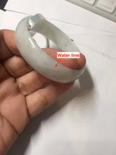 Load image into Gallery viewer, 52.5mm Certificated Type A100% green/white thin Jadeite Jade bangle F10-1164