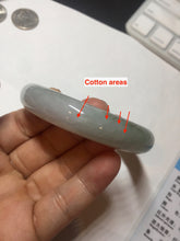 Load image into Gallery viewer, 57.5mm Certified Type A 100% Natural light green black brown jadeite Jade bangle PC95-0337