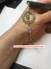 Load image into Gallery viewer, 18.5cm 100% Natural icy watery black/clear (水墨) Xiu Jade Serpentine hairpin AW29