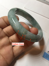Load image into Gallery viewer, 54.3mm Certified 100% natural Type A dark green jadeite jade bangle BN12-7067