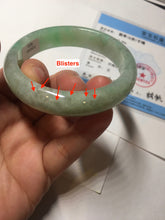 Load image into Gallery viewer, 52.9mm certified 100% natural Type A sunny green jadeite jade bangle PB163-4653