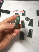 Load image into Gallery viewer, 100% Natural Type A Sunny Green Dark Green Black Gray Misty Mountain Forest Jadeite Jade Safe and Sound Pendant Group BS121