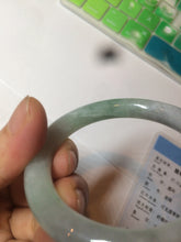 Load image into Gallery viewer, 50.8mm Certified Type A 100% Natural light green/purple/yellow(FU LU SHOU) round cut Jadeite Jade bangle Z135-2803
