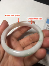 Load image into Gallery viewer, 52.8mm Certificated 100% natural type A sunny green/white/red jadeite jade bangle AF91-3177