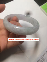 Load image into Gallery viewer, 56.3mm certified 100% natural Type A light green purple jadeite jade bangle Bk75-3785