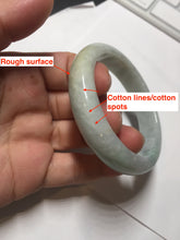 Load image into Gallery viewer, 52.8mm Certificated sunny green/white jadeite jade bangle BN42
