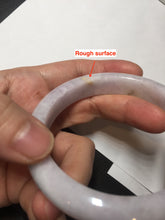 Load image into Gallery viewer, 60mm Certified Type A 100% Natural sunny green/white/purple Jadeite Jade bangle BL4-0367