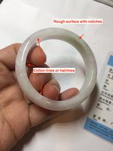Load image into Gallery viewer, 50.5mm certified 100% natural Type A light green/purple/white jadeite jade bangle AA115-1047