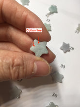 Load image into Gallery viewer, Type A 100% Natural light green/white jadeite Jade star Pendant necklace group F135 Add on item