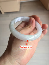Load image into Gallery viewer, 51.5mm certified 100% natural type A icy watery light green/purple jadeite jade bangle BQ1-8154