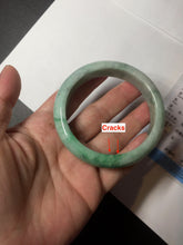 Load image into Gallery viewer, 55.8mm Certified 100% natural Type A sunny green jadeite jade bangle BM75-4431