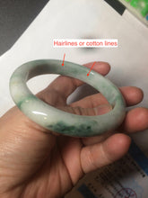 Load image into Gallery viewer, 60.4mm Certified 100% natural Type A sunny green/brown jadeite jade bangle BH40-4376