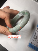 Load image into Gallery viewer, 58.6mm 100% natural type A certified sunny green jadeite jade bangle BL37-0265