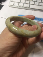 Load image into Gallery viewer, 57.7mm certified Type A 100% Natural light green/yellow/red/white Jadeite Jade bangle AZ195-2742
