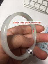 Load image into Gallery viewer, 48.7mm certified 100% natural type A light green orange white thin square style jadeite bangle PH252-1004