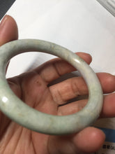 Load image into Gallery viewer, 54.5mm Certified Type A 100% Natural light green purple yellow round cut Jadeite Jade bangle GL48-8-4051
