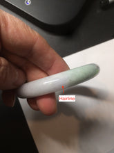 Load image into Gallery viewer, 56.8mm Certified Type A 100% Natural yellow/purple/green(FU LU SHOU) Jadeite Jade bangle AC87-0747