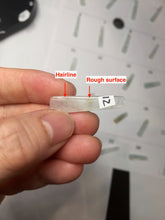 Load image into Gallery viewer, 100% Natural type A icy watery light green white narrow rectangle Jadeite Jade safe and sound pendant group BS139 Add on item