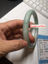 Load image into Gallery viewer, 75.7mm certified Type A 100% Natural sunny green/light green round cut plus size Jadeite Jade bangle AY100-9626