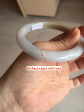 Load image into Gallery viewer, 58mm Certified Type A 100% Natural white/light purple/yellow/brown (FU Lu SHOU)Jadeite Jade bangle BM50-7039