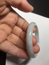 Load image into Gallery viewer, 49mm Type A 100% Natural light green oval Jadeite Jade bangle BM71